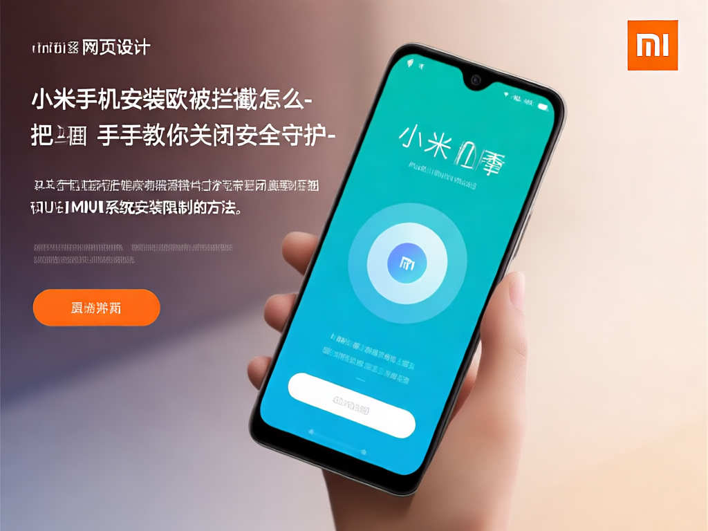 小米手机安装被拦截提示界面